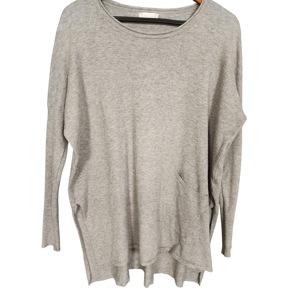 Altard State Womens S/M Gray Sweater Cozy Relaxed Fireside Festival Boho Walking